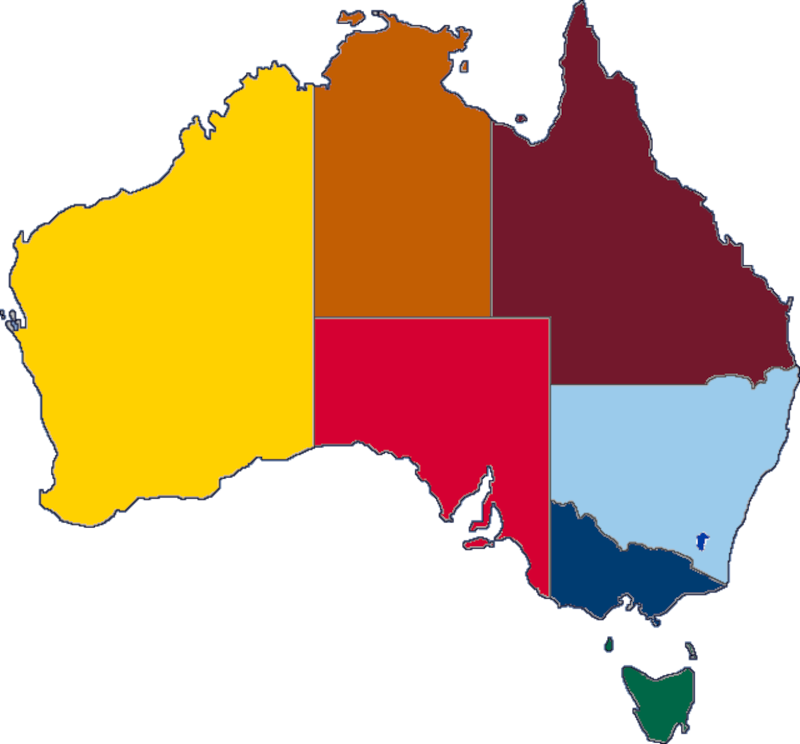 Map of Australia
